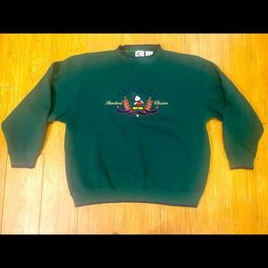COPY - Vintage Mickey Mouse Green Crewneck